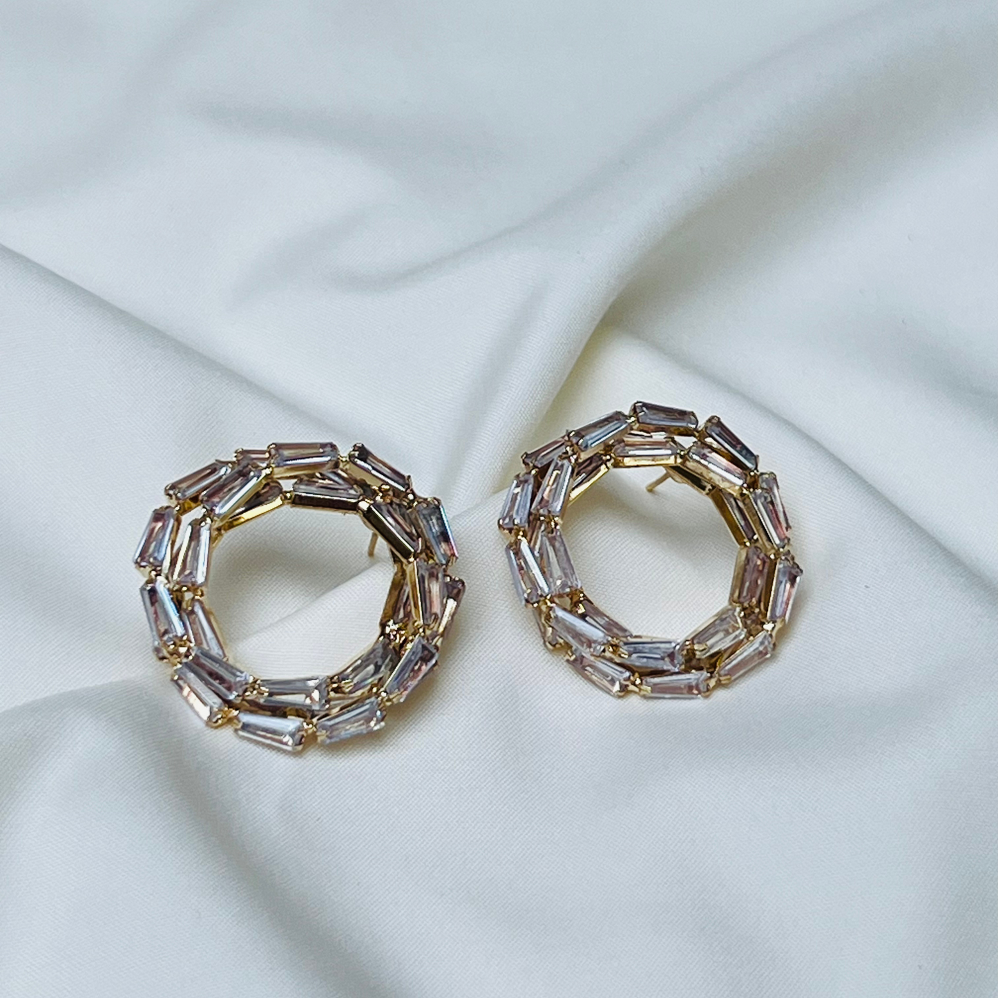 Argent Halo Hoops